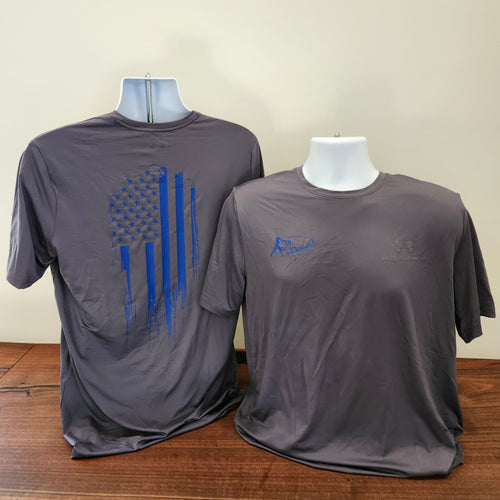 Small Swoop w/Blue Ripped Flag UA
