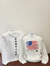 Vintage American Flag w/Service SweatShirt