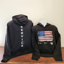 Vintage American Flag w/Service SweatShirt