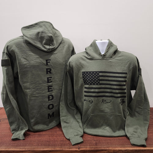 American Flag w/Freedom SweatShirt