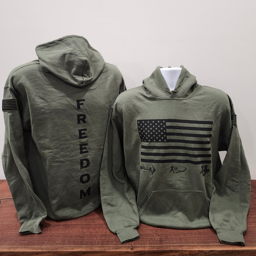 American Flag w/Freedom SweatShirt