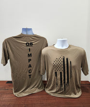 Ripped American Flag w/QB Impact