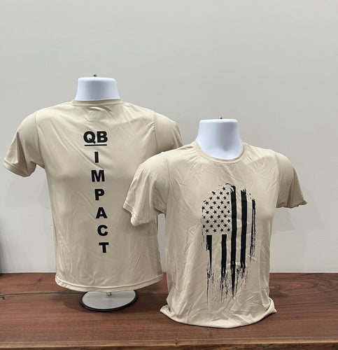 Ripped American Flag w/QB Impact